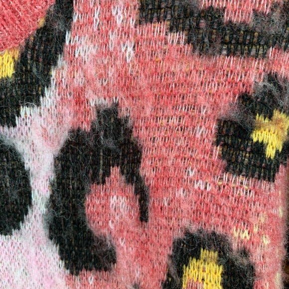 Animal Print Mockneck Sweater - Picture 3 of 9